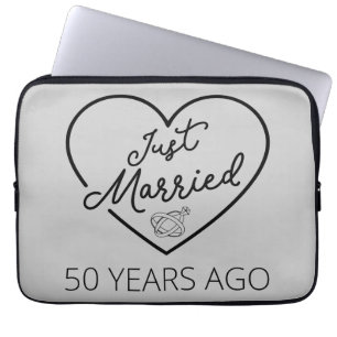 Housse Pour Ordinateur Portable Mariés depuis 50 ans III