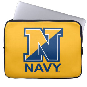 Housse Pour Ordinateur Portable Marine américaine   Marine initiale N