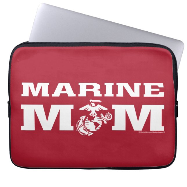 Housse Pour Ordinateur Portable Marine Maman (Devant)