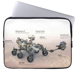 Housse Pour Ordinateur Portable Mars La Persévérance Rover Avec Instruments