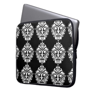 Housse Pour Ordinateur Portable Masque Tribal - Manche d'ordinateur portable en né