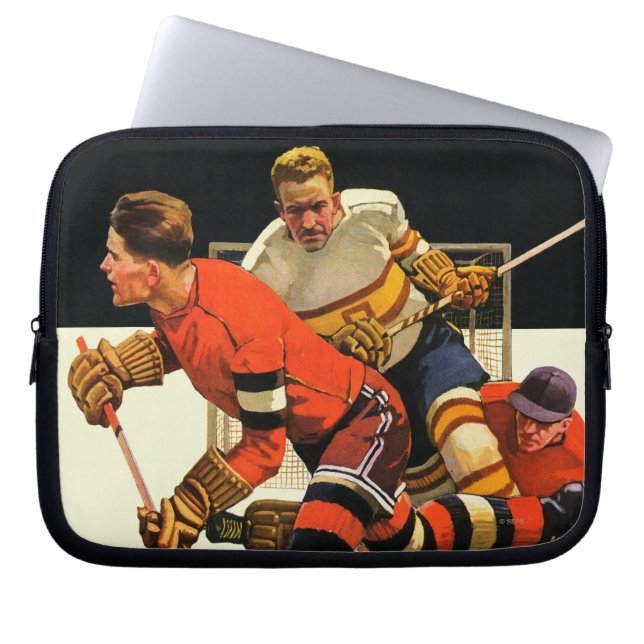 Housse Pour Ordinateur Portable Match de hockey sur glace (Devant)
