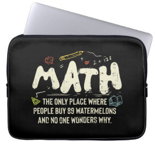 Housse Pour Ordinateur Portable Mathématiques Mathématiques Mathématiques Math Ens