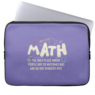 Housse Pour Ordinateur Portable Mathématiques Mathématiques Mathématiques Math Ens