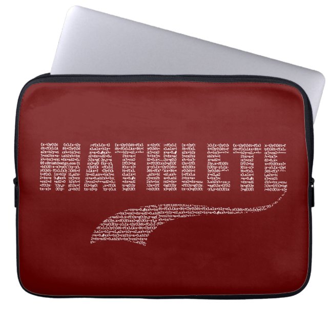 Housse Pour Ordinateur Portable Mathlete (Devant)