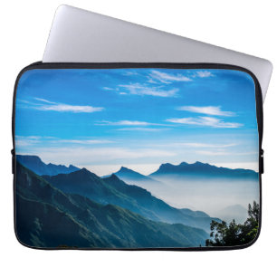 Housse Pour Ordinateur Portable Matin Montagnes Mist Paysage