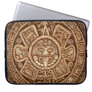 Housse Pour Ordinateur Portable Maya Tribal Pagan : Texture ornementale