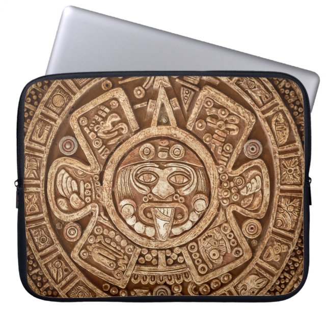 Housse Pour Ordinateur Portable Maya Tribal Pagan : Texture ornementale (Devant)