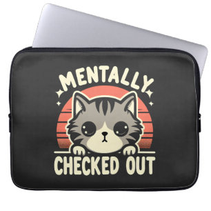 Housse Pour Ordinateur Portable Médecin Extrait Funny Chat Maman Vie pour Mère