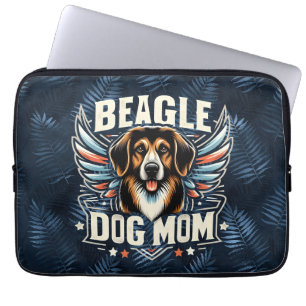 Housse Pour Ordinateur Portable Meilleur Beagle Chien Maman Ever - Beagle Amoureux