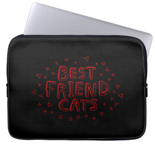 Housse Pour Ordinateur Portable Meilleur Chats Ami