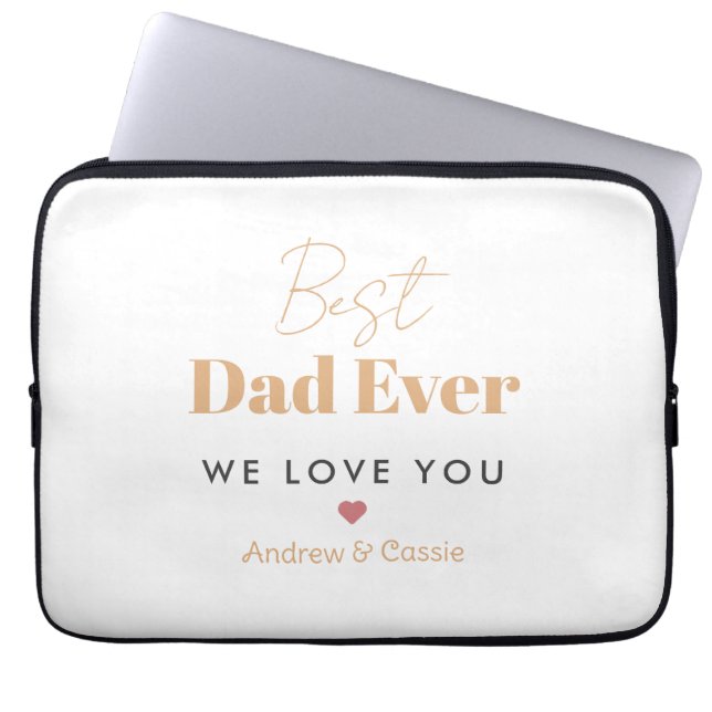 Housse Pour Ordinateur Portable Meilleur papa (Devant)