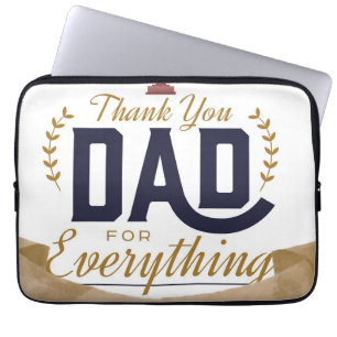 Housse Pour Ordinateur Portable Meilleur Papa – Conception Merci