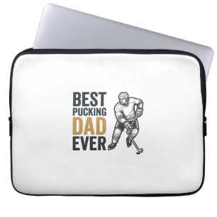 Housse Pour Ordinateur Portable Meilleur papa de hockey qui ait jamais existé Conc