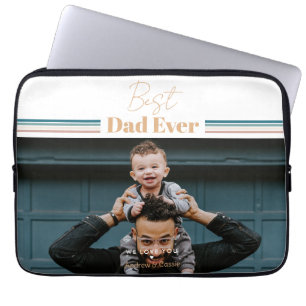 Housse Pour Ordinateur Portable Meilleur papa jamais Nous t'aimons