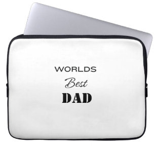 Housse Pour Ordinateur Portable Meilleur papa personnalisé Fête des pères photo ca