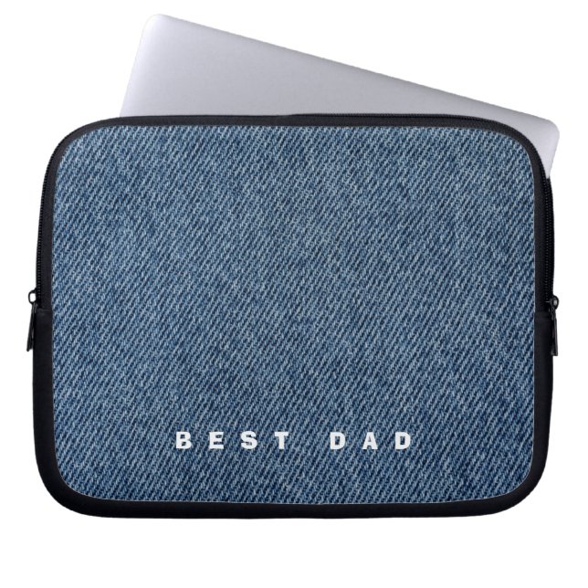 Housse Pour Ordinateur Portable Meilleure impression DAD Denim personnalisée (Devant)