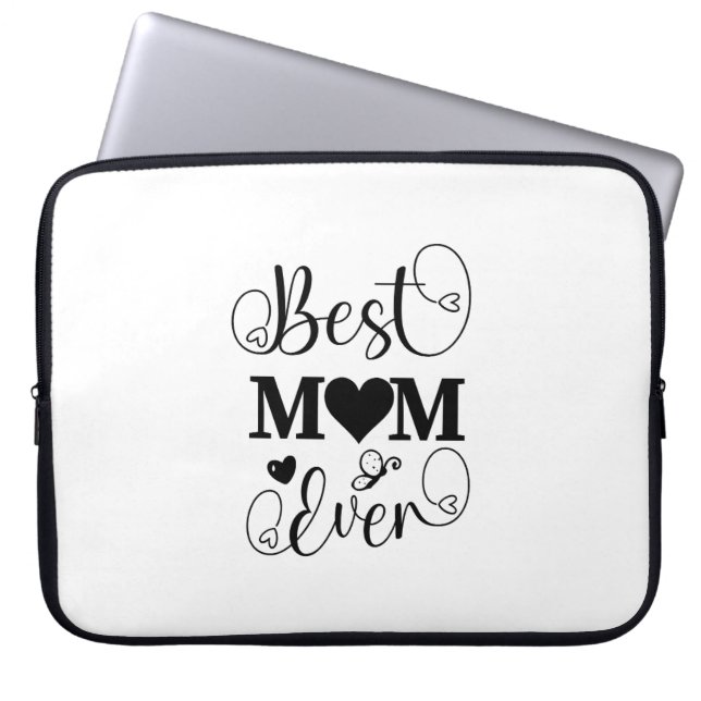 Housse Pour Ordinateur Portable Meilleure maman Jamais Macbook (Devant)