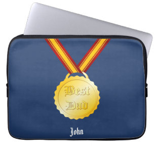 Housse Pour Ordinateur Portable Meilleure médaille de papa pour la fête des pères
