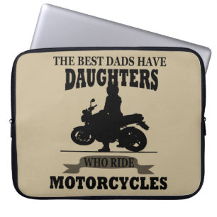 Housse Pour Ordinateur Portable Meilleurs pères fille moto