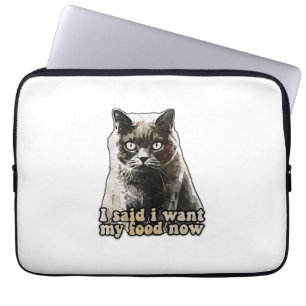 Housse Pour Ordinateur Portable Mème de chat amusant pour les amoureux de les chat