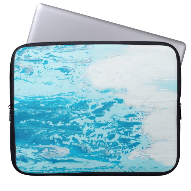 Housse Pour Ordinateur Portable Mer bleue (Devant)