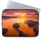 Housse Pour Ordinateur Portable Mer d'Orange, coucher du soleil, Californie (Devant)