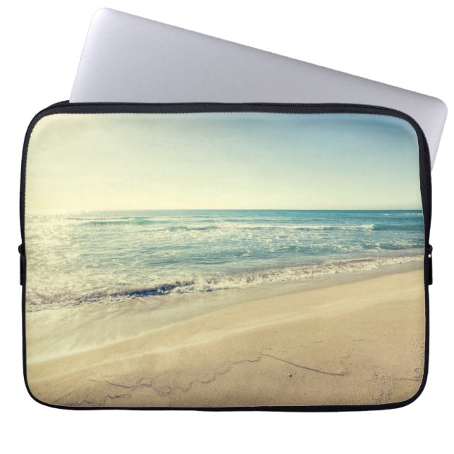 Housse Pour Ordinateur Portable Mer en hiver (Devant)