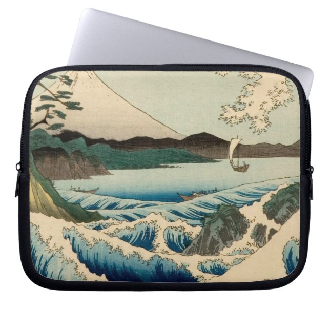 Housse Pour Ordinateur Portable Mer japonaise de Satta Hiroshige Art (Devant)