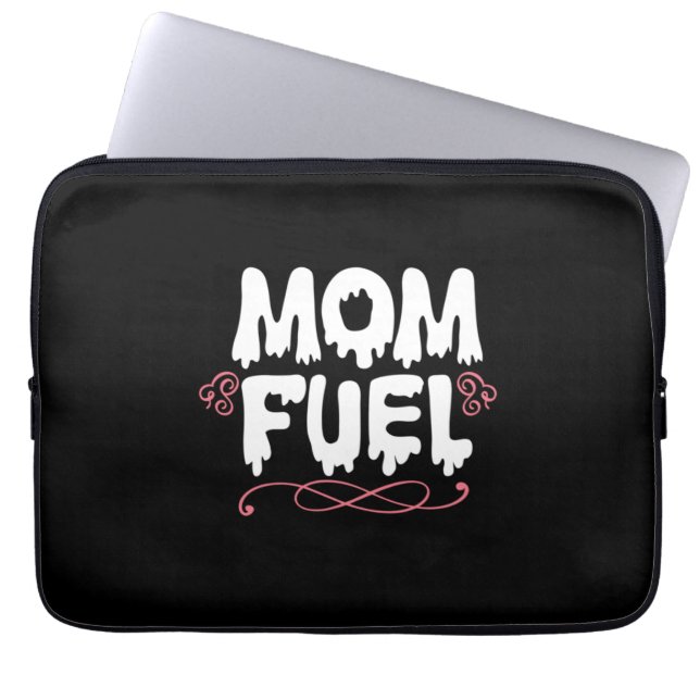 Housse Pour Ordinateur Portable Mère Cadeau Maman Carburant (Devant)