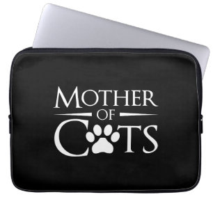Housse Pour Ordinateur Portable Mère Des Chats