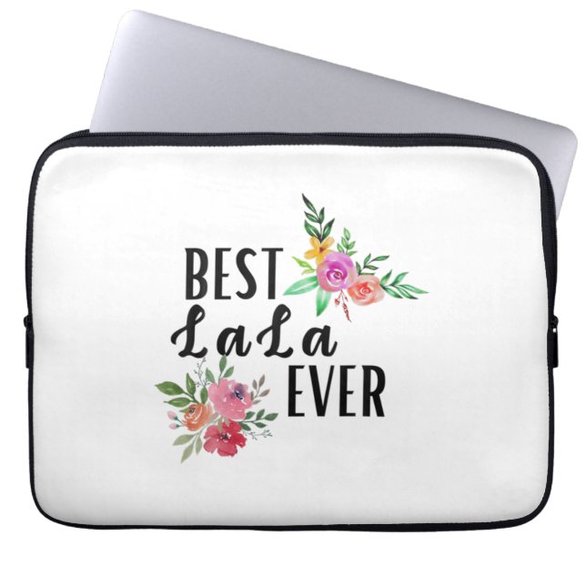Housse Pour Ordinateur Portable Mère Meilleure Lala jamais anniversaire (Devant)