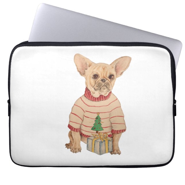 Housse Pour Ordinateur Portable Merry Woofmas 1 (Devant)