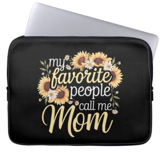 Housse Pour Ordinateur Portable Mes Gens Favoris M'Appelent Maman
