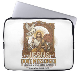 Housse Pour Ordinateur Portable Messager Jésus Colombe Messager Jésus Colombe Chré