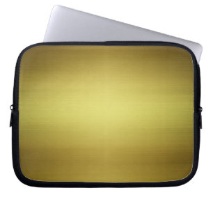 Housse Pour Ordinateur Portable Métal brossé d'or