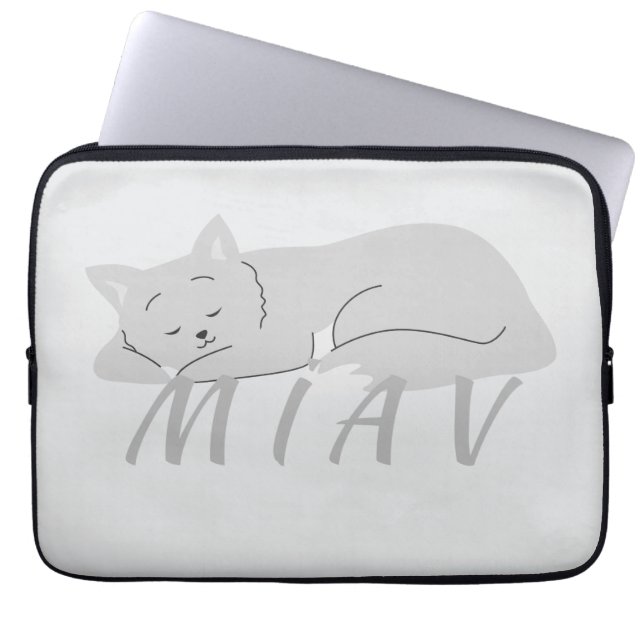 HOUSSE POUR ORDINATEUR PORTABLE MIAV | UN DESIGN DOUX (Devant)