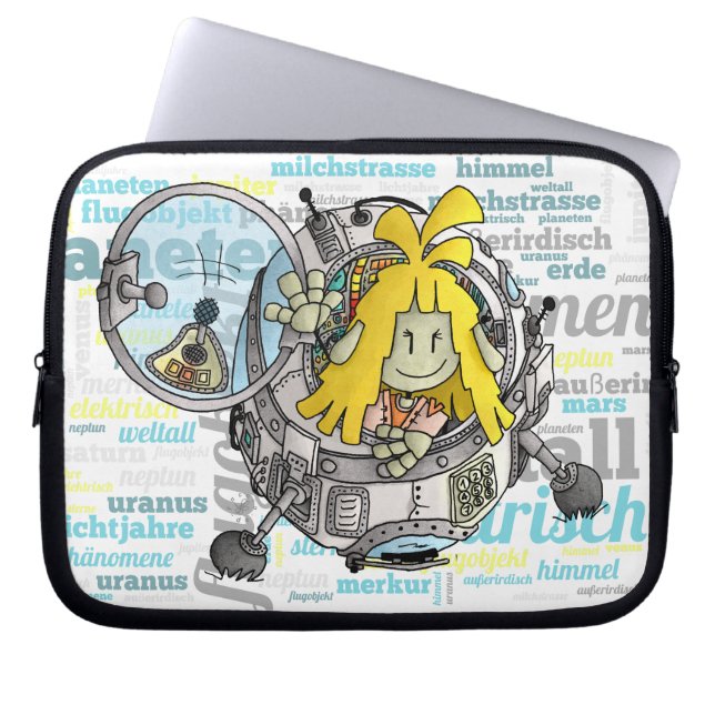 Housse Pour Ordinateur Portable Micol - ovni (Devant)