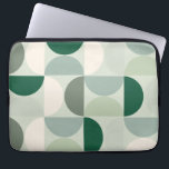 Housse Pour Ordinateur Portable Mid Century Moderne Abstrait Motif Sage Green<br><div class="desc">Motif moderne du milieu du siècle - formes géométriques abstraites - motif minimaliste en vert sauge.</div>