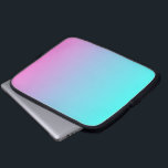 Housse Pour Ordinateur Portable mignon caisson ombre sirène rose Fuchsia turquoise<br><div class="desc">mignonette cailleté ombre sirène rose Fuchsia turquoise accessoires de mode. Accessoires maison pastel rose et turquoise ombre.</div>