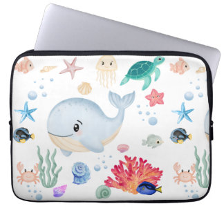 Housse Pour Ordinateur Portable Mignon sous la mer