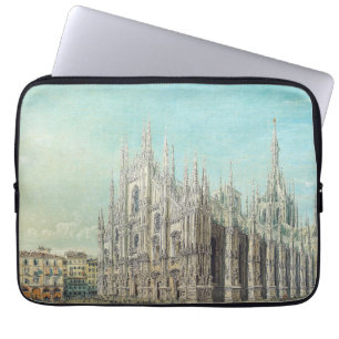 Housse Pour Ordinateur Portable Milan Piazza del Duomo années 1850 par Carlo Bosso