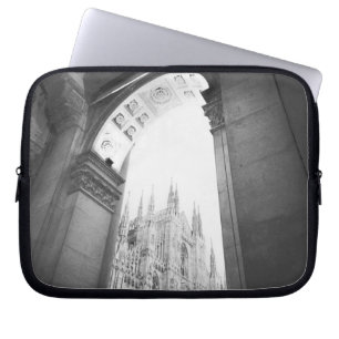 Housse Pour Ordinateur Portable Milano Italie, Galleria Vue sur le Duomo