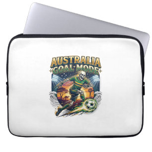 Housse Pour Ordinateur Portable Mode de l'Australie squelette buteur Nations Stree