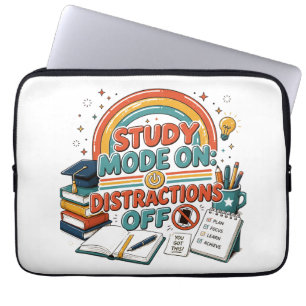 Housse Pour Ordinateur Portable Mode d'étude activé, distractions désactivées