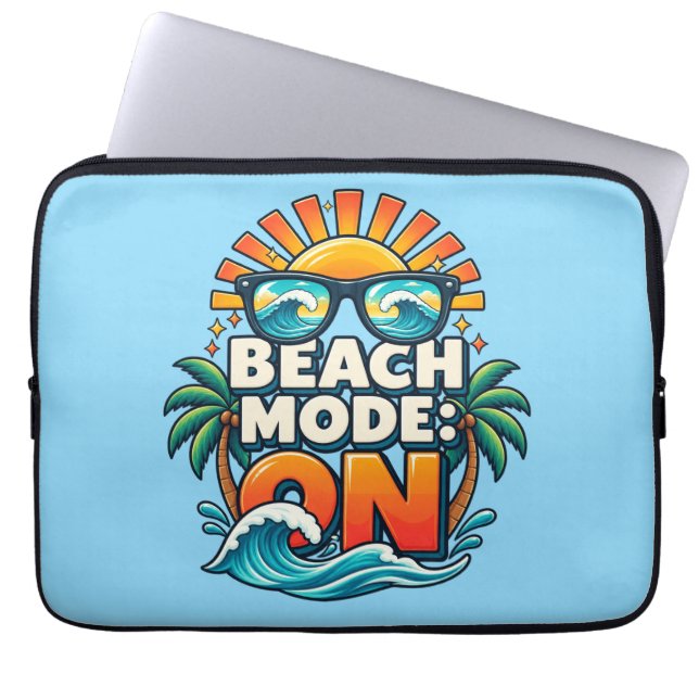 Housse Pour Ordinateur Portable Mode Plage : Prêt (Devant)