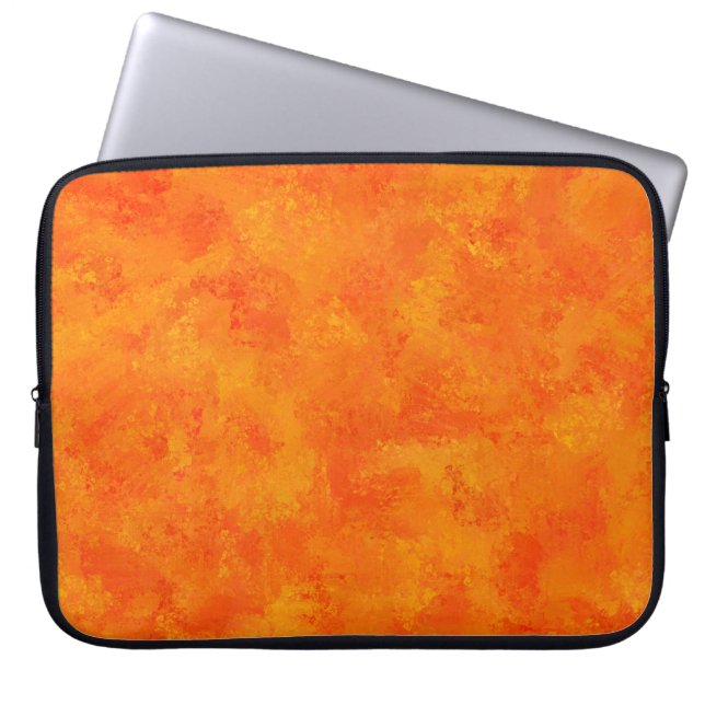 Housse Pour Ordinateur Portable Modèle abstrait orange (Devant)