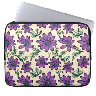 Housse Pour Ordinateur Portable Modèle floral I