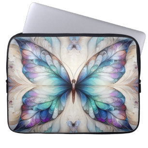 Housse Pour Ordinateur Portable Modèle papillon abstrait coloré