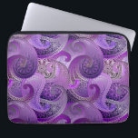 Housse Pour Ordinateur Portable Modèle pourpre Paisley Damask<br><div class="desc">Magnifiquement exotique,  ce design présente un motif cachemire damassé dans des teintes riches de violet.</div>
